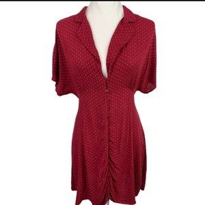 Forever 21 Contemporary Dress polka dots size Med